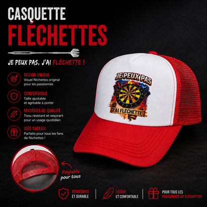 🎯🧢 Casquette trucker – Thème fléchettes