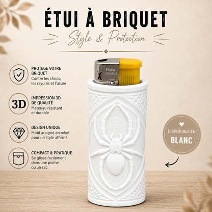 Étui de Briquet Original avec briquet – Impression 3D Araignée