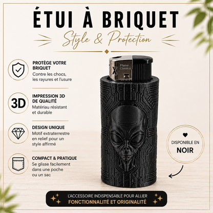 Étui de Briquet Original avec briquet – Impression 3D Alien