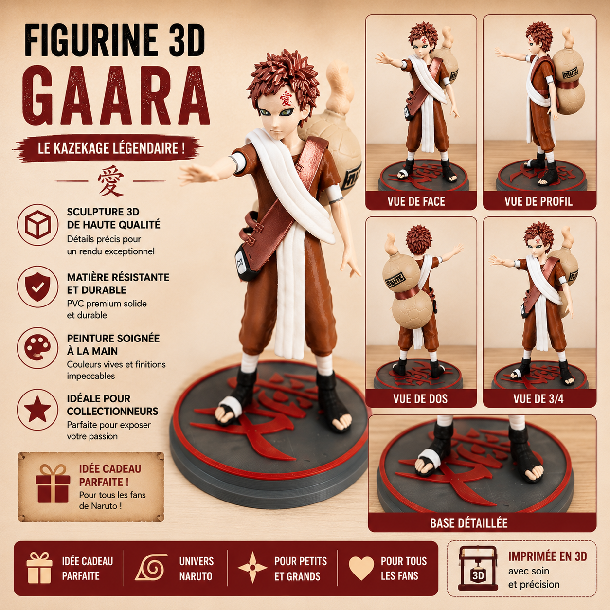 Custom 3D Figurine – Manga Style