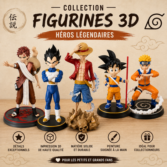 Custom 3D Figurine – Manga Style