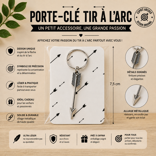 "Archer's Arrow" Keychain – Passion at your fingertips