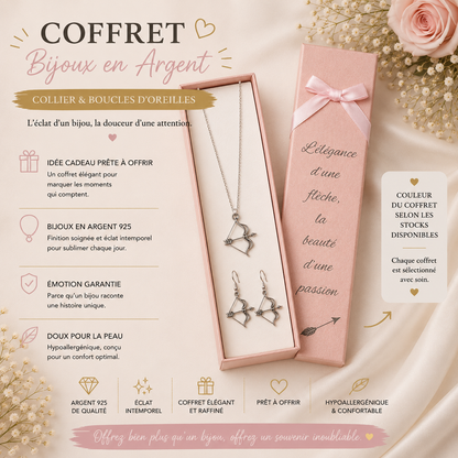 Coffret Bijoux Arc & Flèches – L’élégance d’une passion