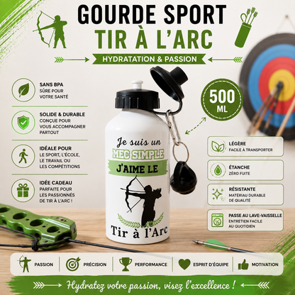 🏹 Personalized Water Bottle - "Archery" Collection (5 Models to choose from)