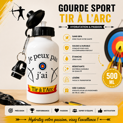 🏹 Personalized Water Bottle - "Archery" Collection (5 Models to choose from)