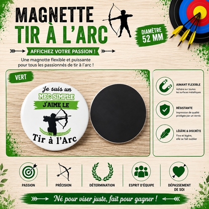 Flexible Magnet 52mm - Archery Theme