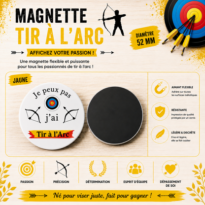 Flexible Magnet 52mm - Archery Theme