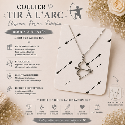 "Bow & Arrow" Necklace – The elegance of a passion