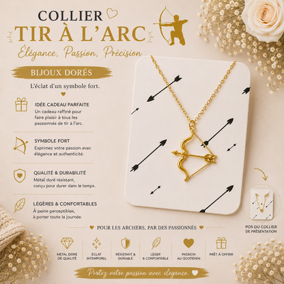 "Bow & Arrow" Necklace – The elegance of a passion