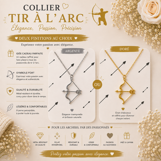"Bow & Arrow" Necklace – The elegance of a passion