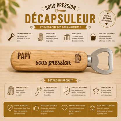 Pressure bottle openers