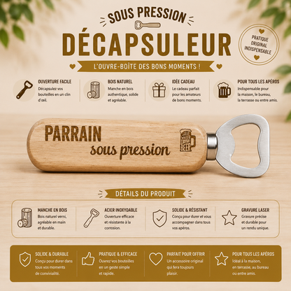 Pressure bottle openers
