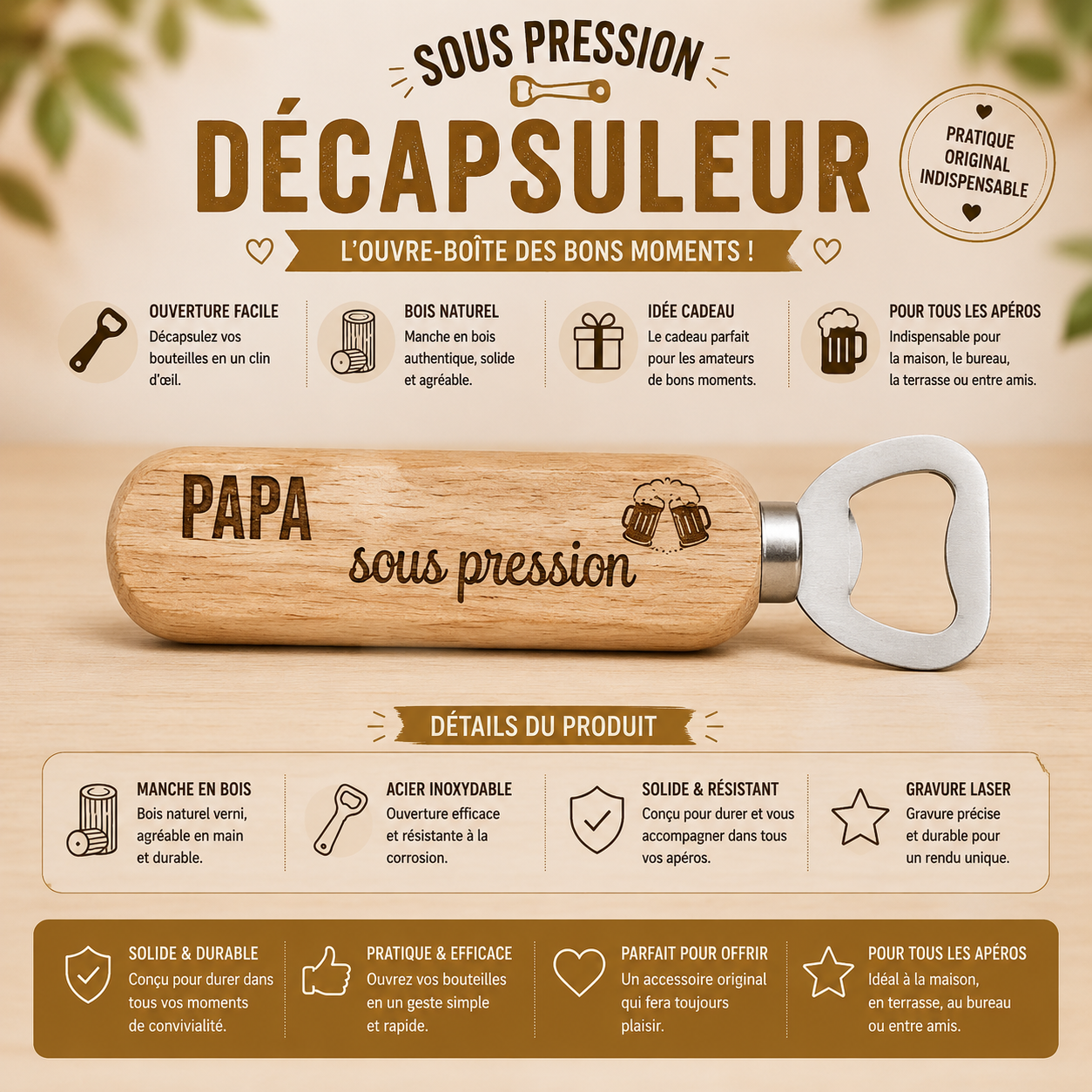 Pressure bottle openers