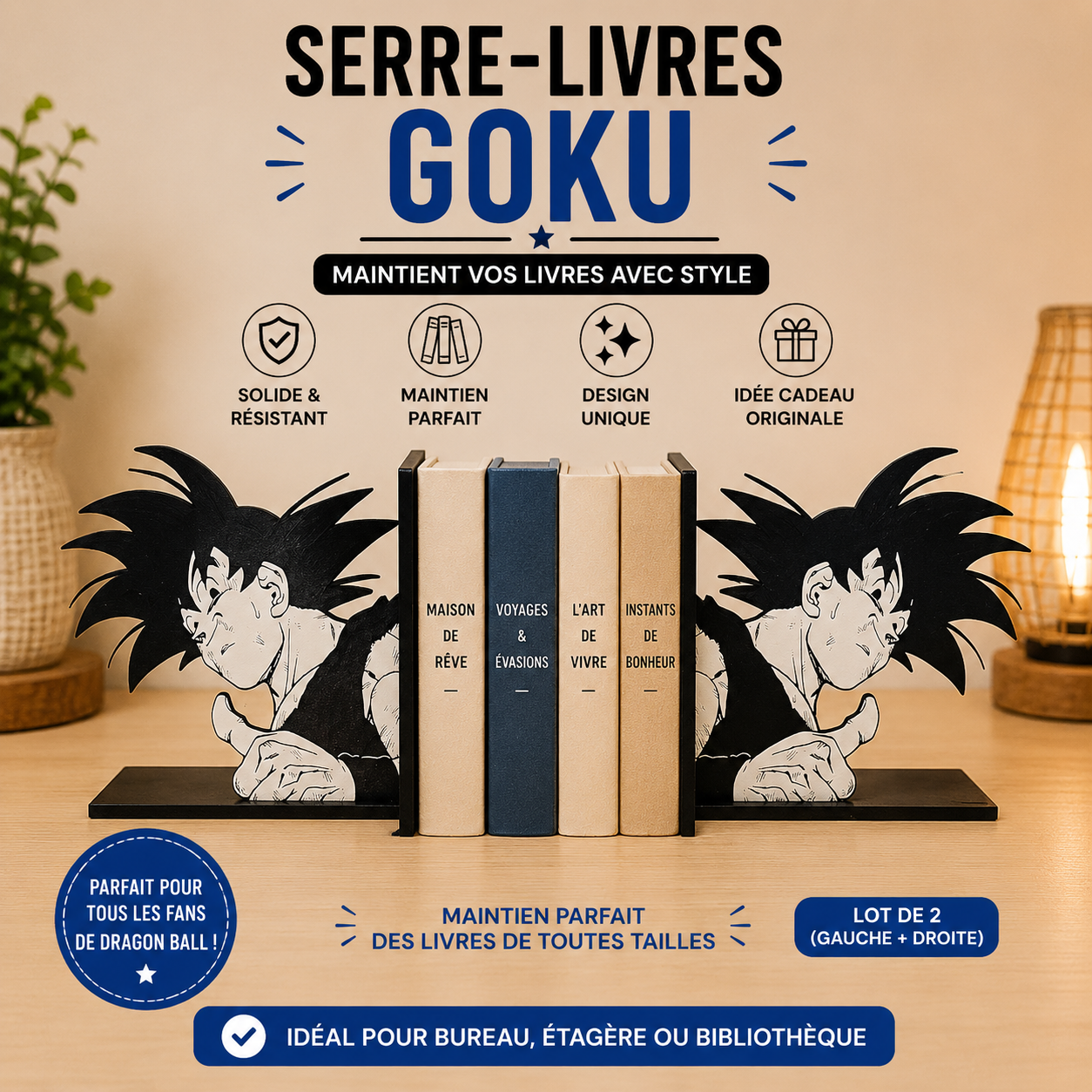 Serre-livres GOKU