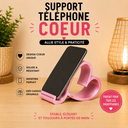 ❤️ SUPPORT TÉLÉPHONE CŒUR – Impression 3D