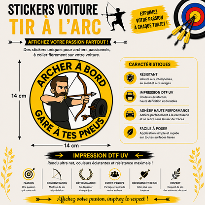 Car Decals – Archery Collection 🎯