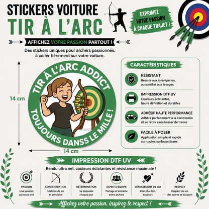 Car Decals – Archery Collection 🎯