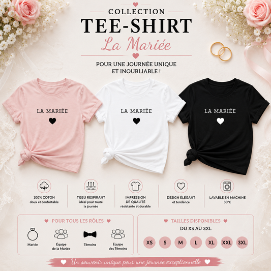 👰‍♀️ The Bride T-shirt – Elegant & Minimalist Design | Bachelorette & Wedding