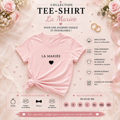 👰‍♀️ The Bride T-shirt – Elegant & Minimalist Design | Bachelorette & Wedding