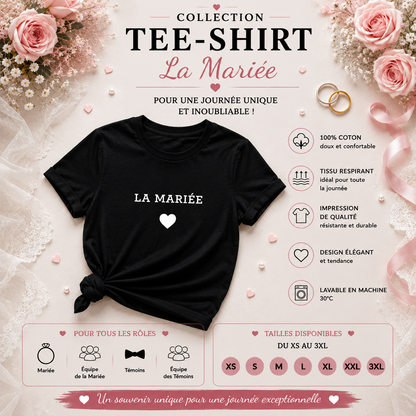 👰‍♀️ The Bride T-shirt – Elegant & Minimalist Design | Bachelorette & Wedding