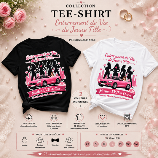🎀 Personalized Hen Party T-shirt – Hen Do – Hen Party Challenge