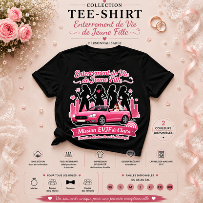 🎀 Personalized Hen Party T-shirt – Hen Do – Hen Party Challenge