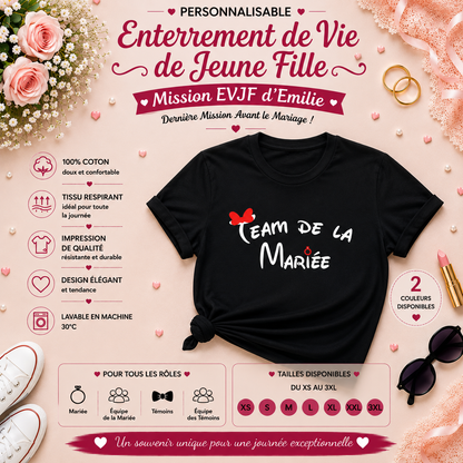 👯‍♀️ Bride's Team T-shirt – Hen Do