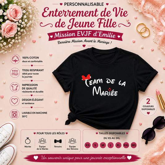 👯‍♀️ Bride's Team T-shirt – Hen Do