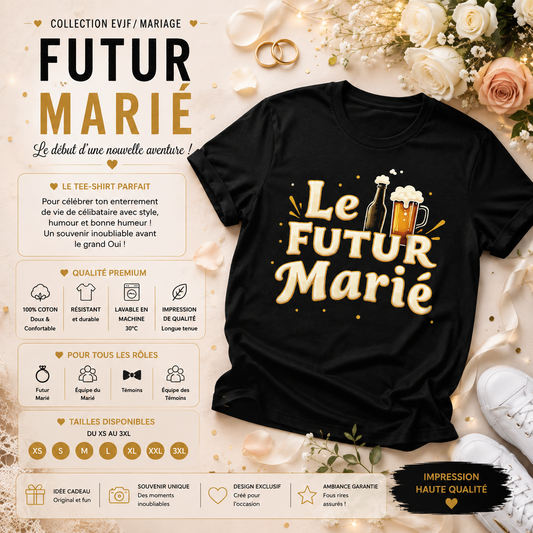 🍻 "The Groom" T-Shirt – Bachelor Party Edition