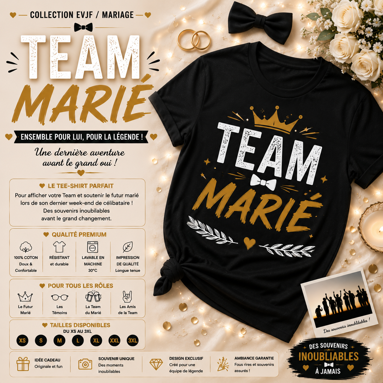 🍻 "The Groom" T-Shirt – Bachelor Party Edition