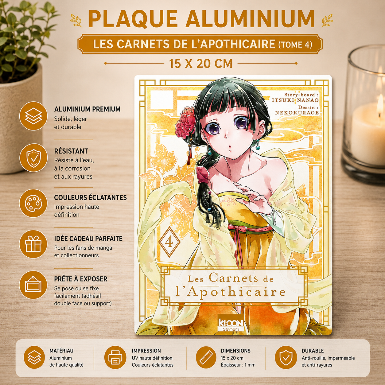 Aluminum Sign - The Apothecary's Journals (Volume 1)