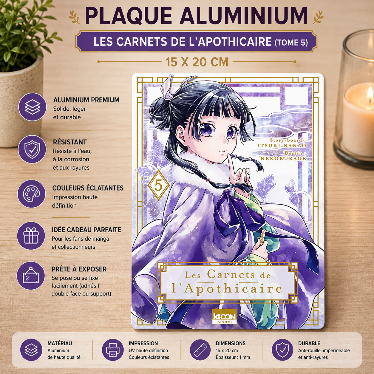 Aluminum Sign - The Apothecary's Journals (Volume 1)