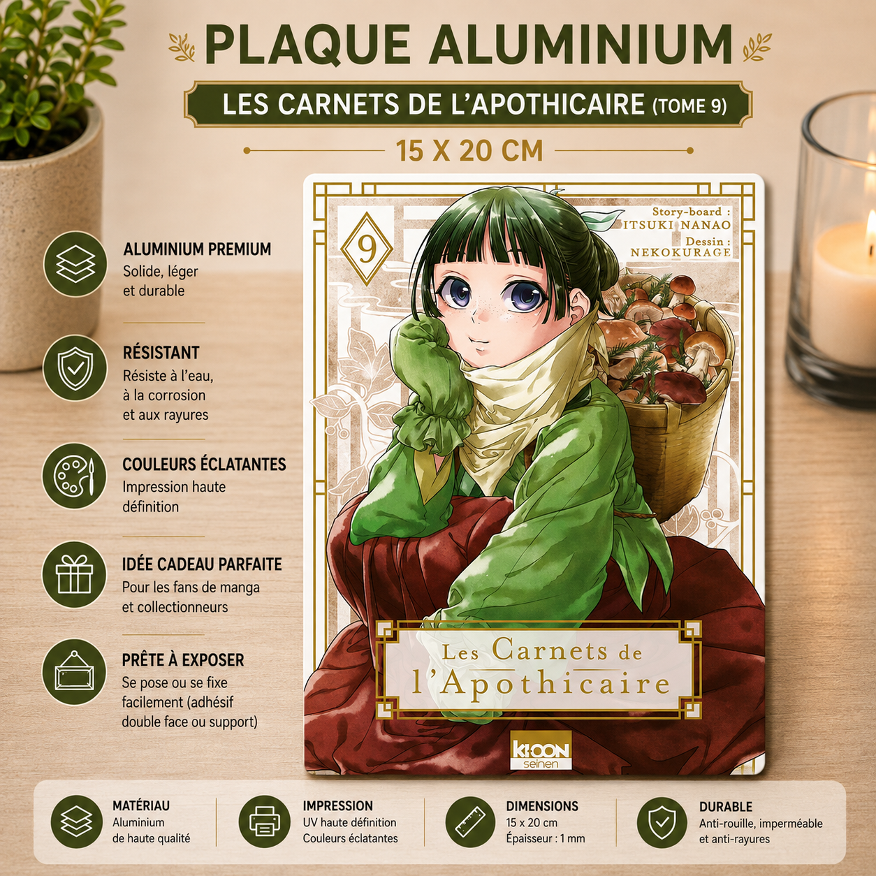 Aluminum Sign - The Apothecary's Journals (Volume 1)