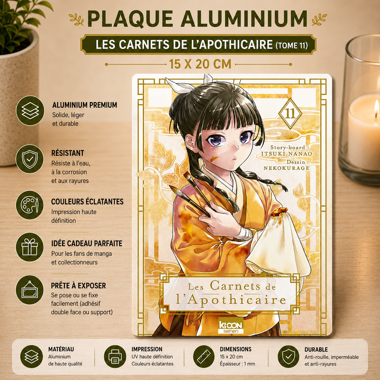 Aluminum Sign - The Apothecary's Journals (Volume 1)