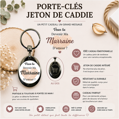Porte clé jeton