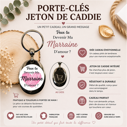 Porte clé jeton