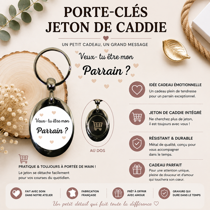 Porte clé jeton