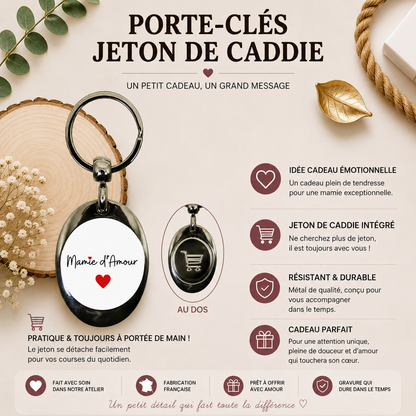 Porte clé jeton