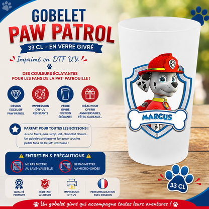 🐶 Gobelets Enfants "Pat’ Patrouille" - Les Héros de la Team Paw Patrol