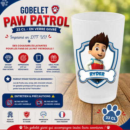🐶 Gobelets Enfants "Pat’ Patrouille" - Les Héros de la Team Paw Patrol