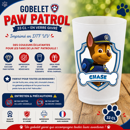 🐶 Gobelets Enfants "Pat’ Patrouille" - Les Héros de la Team Paw Patrol