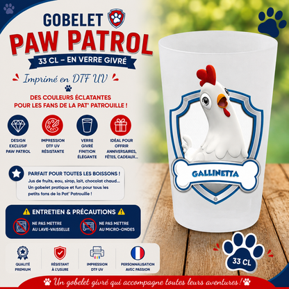 🐶 Gobelets Enfants "Pat’ Patrouille" - Les Héros de la Team Paw Patrol