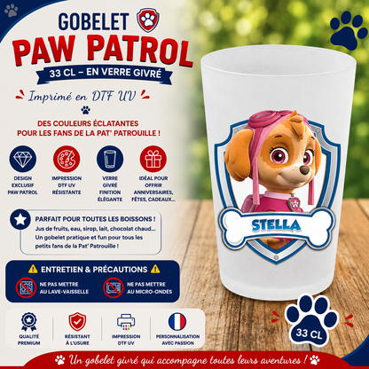 🐶 Gobelets Enfants "Pat’ Patrouille" - Les Héros de la Team Paw Patrol
