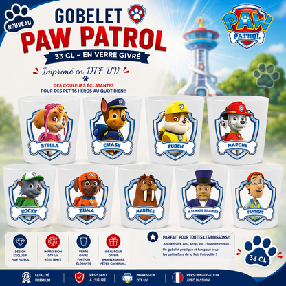 🐶 Gobelets Enfants "Pat’ Patrouille" - Les Héros de la Team Paw Patrol
