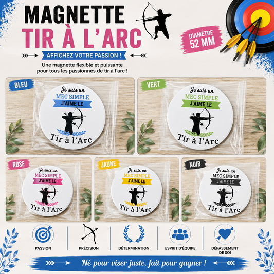 Flexible Magnet 52mm - Archery Theme
