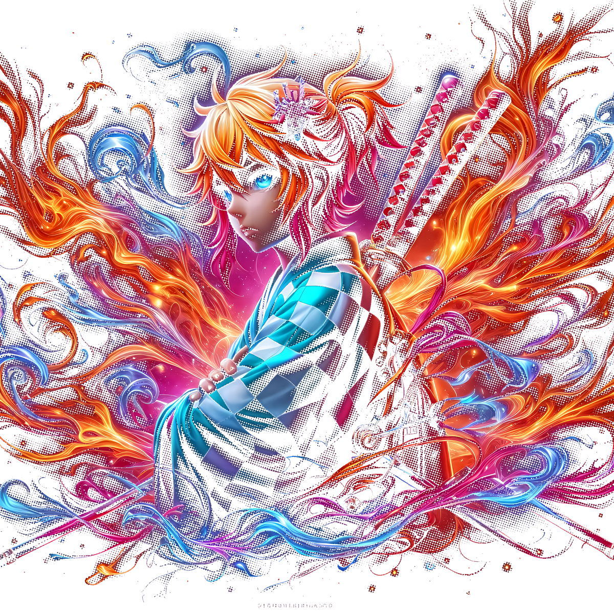 Fichiers numériques Halftone – Demon Slayer