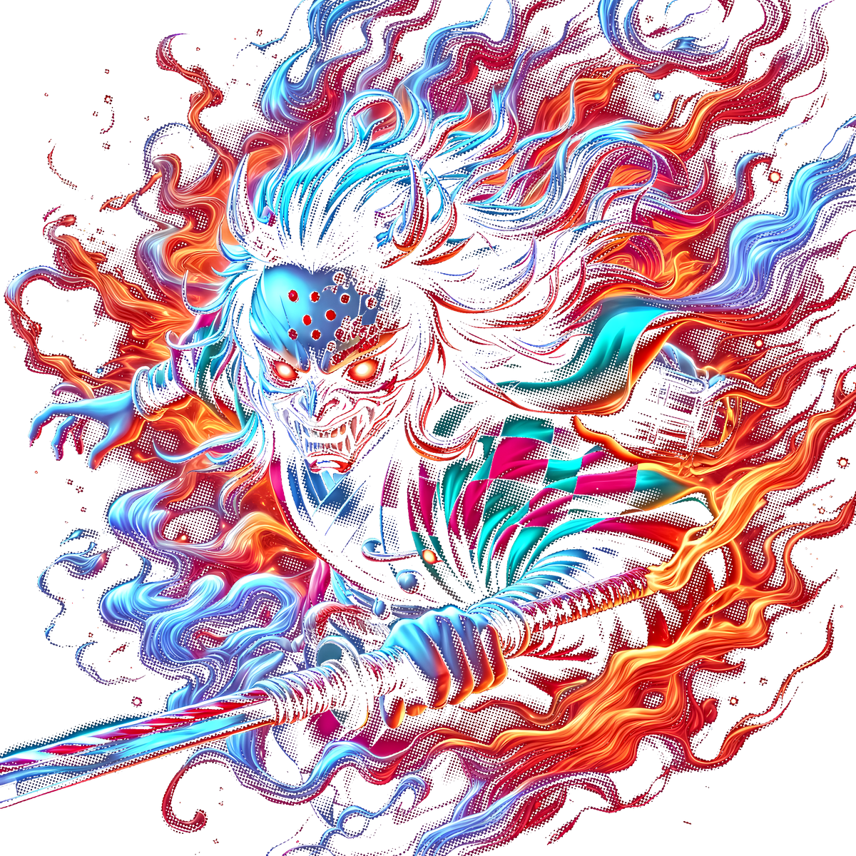 Fichiers numériques Halftone – Demon Slayer