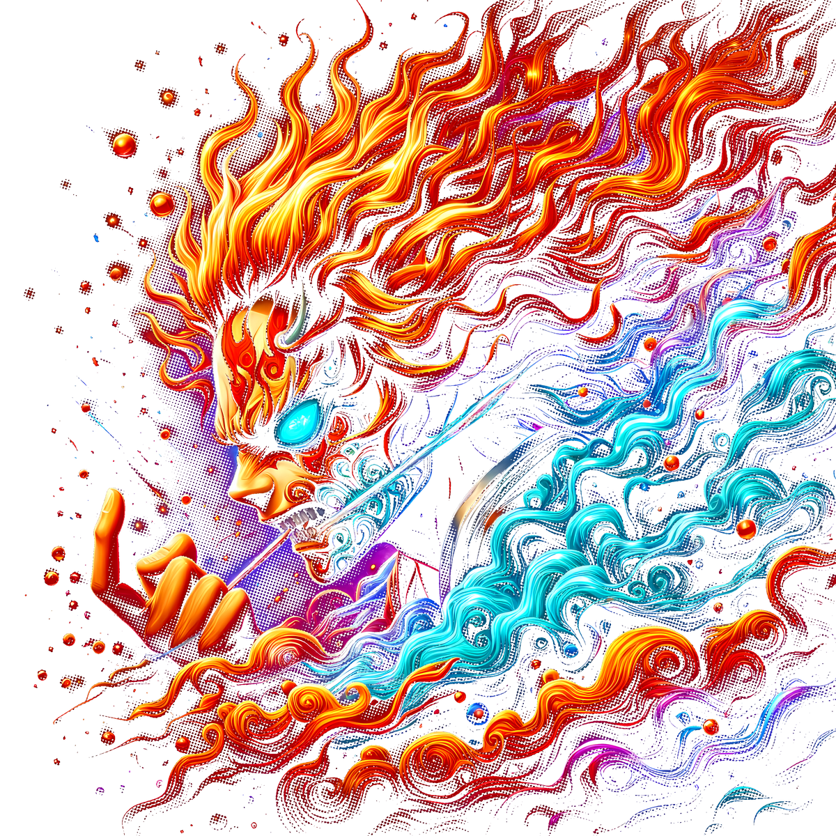 Fichiers numériques Halftone – Demon Slayer