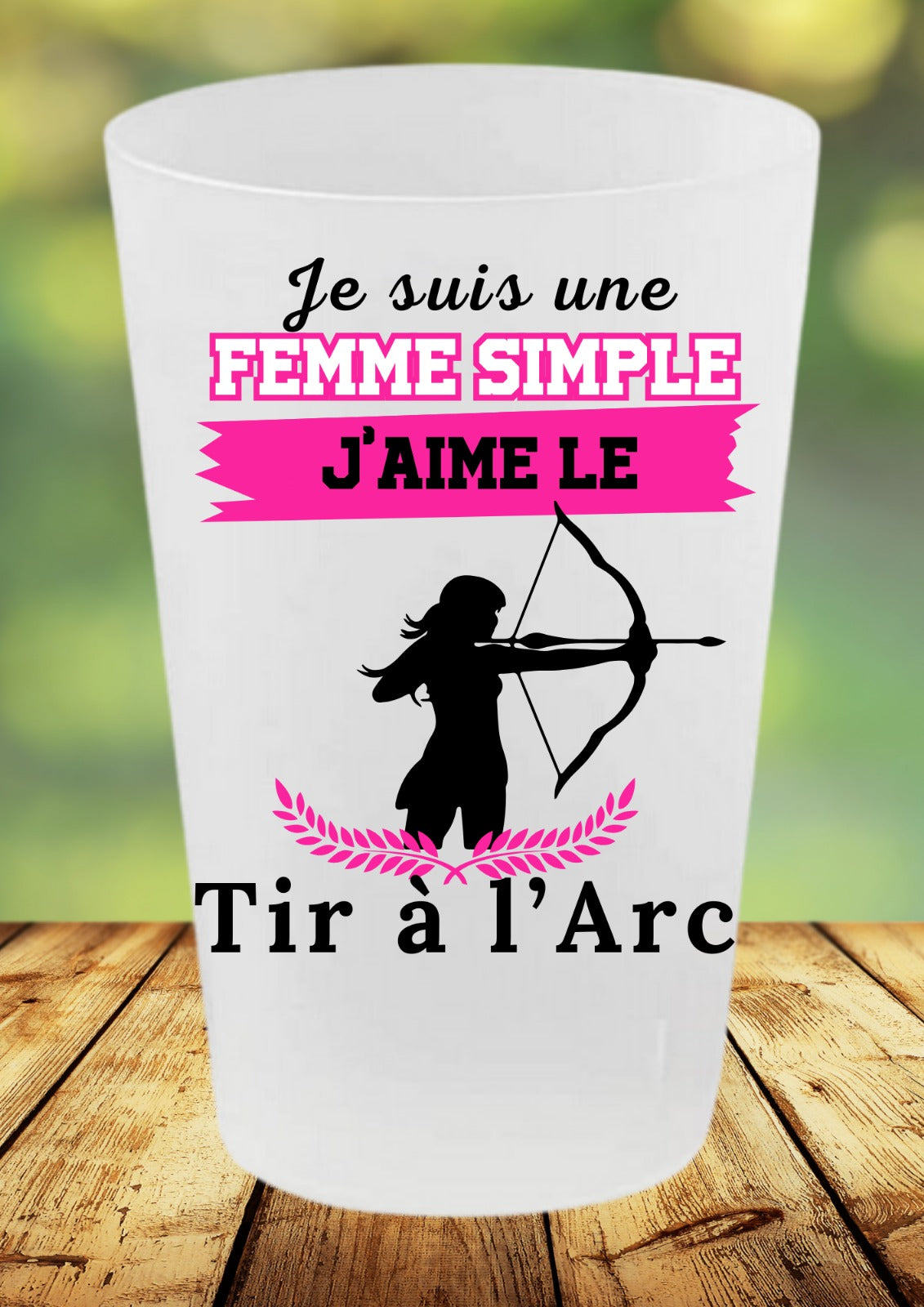 🎯 Gobelets "Tir à l’Arc" - Collection Humour et Passion