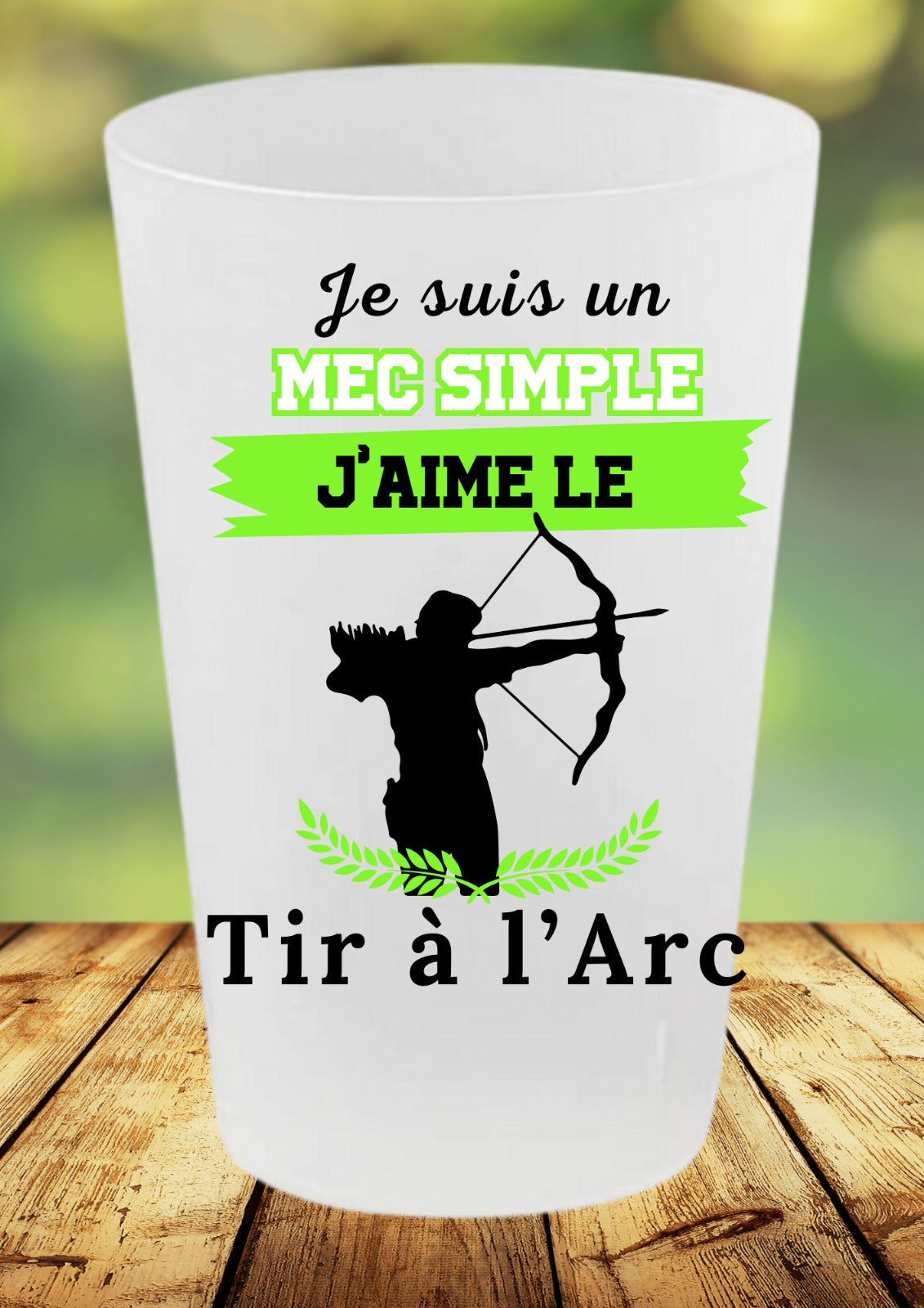 🎯 Gobelets "Tir à l’Arc" - Collection Humour et Passion